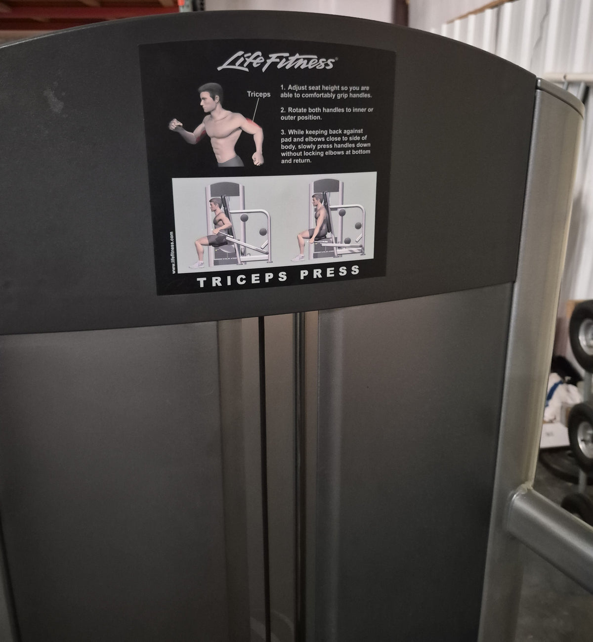 Life Fitness Triceps Press