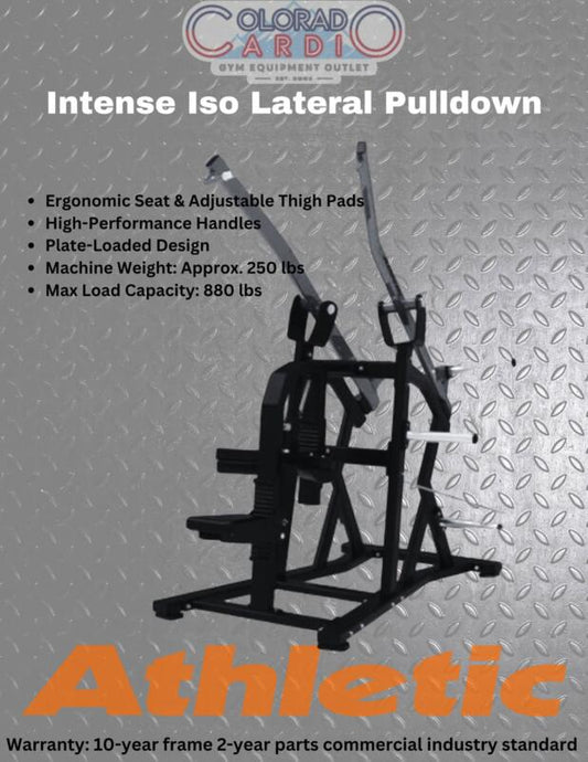Intense Iso-Lateral Lat Pulldown (NEW)