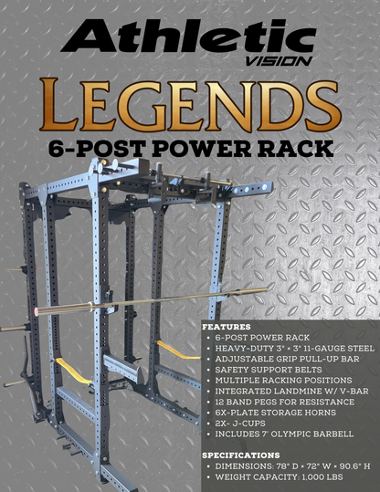 Legends Multi Squat 6-Post Power Rack