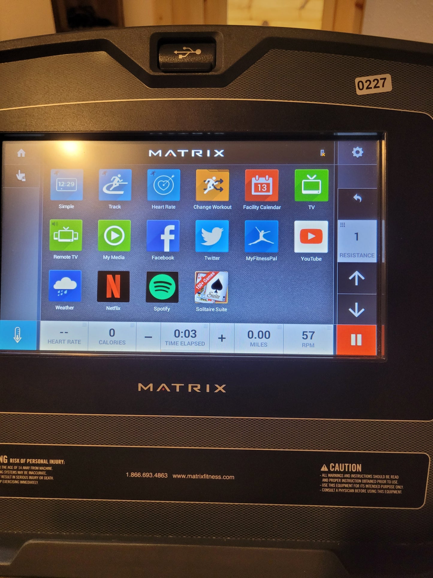 Matrix U1xe Upright Bike
