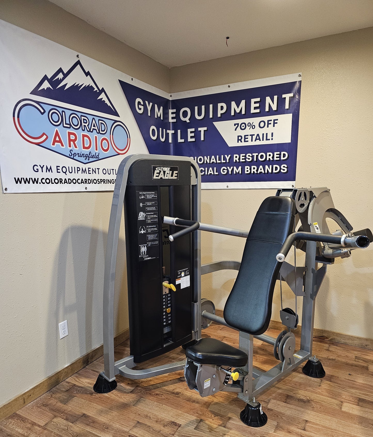 Cybex Eagle Overhead Press