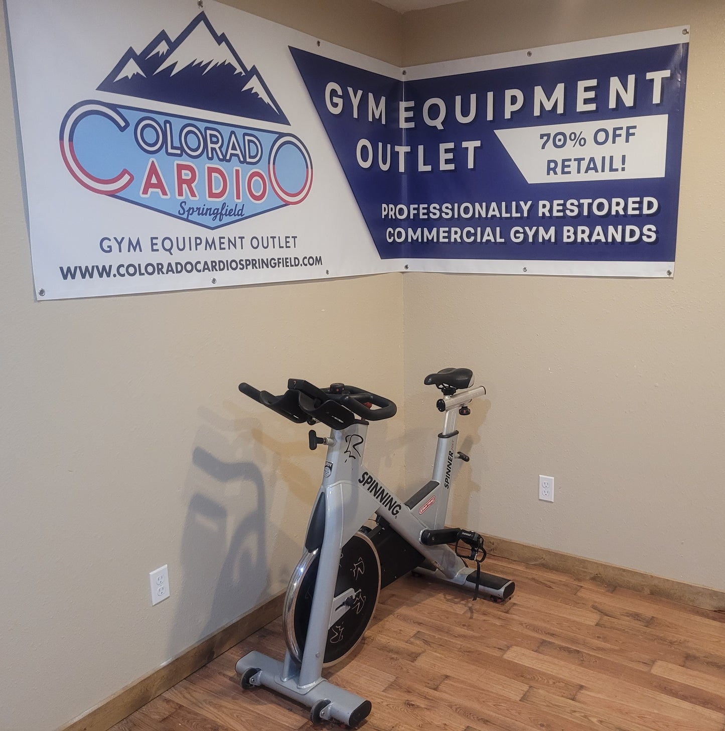 STAR TRAC NXT SPIN BIKE w/ CONSOLE