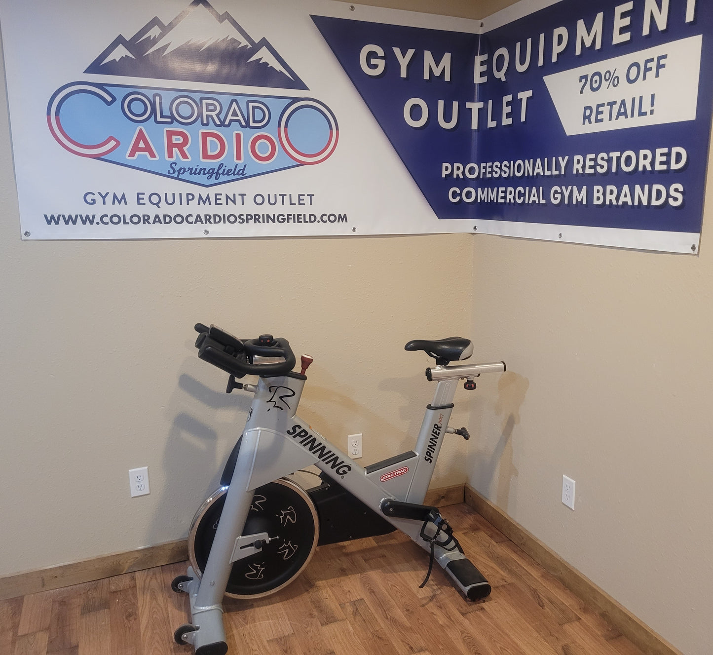 STAR TRAC NXT SPIN BIKE w/ CONSOLE
